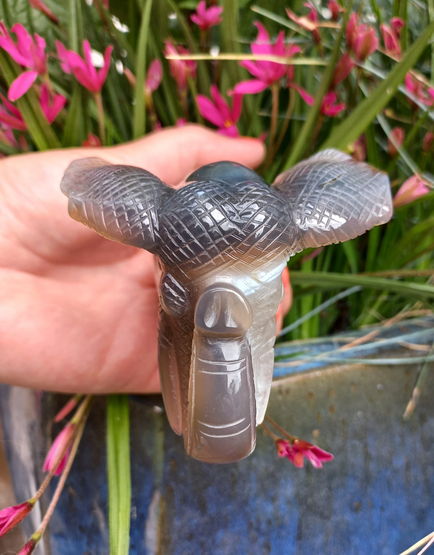 Olifant agaat sculptuur