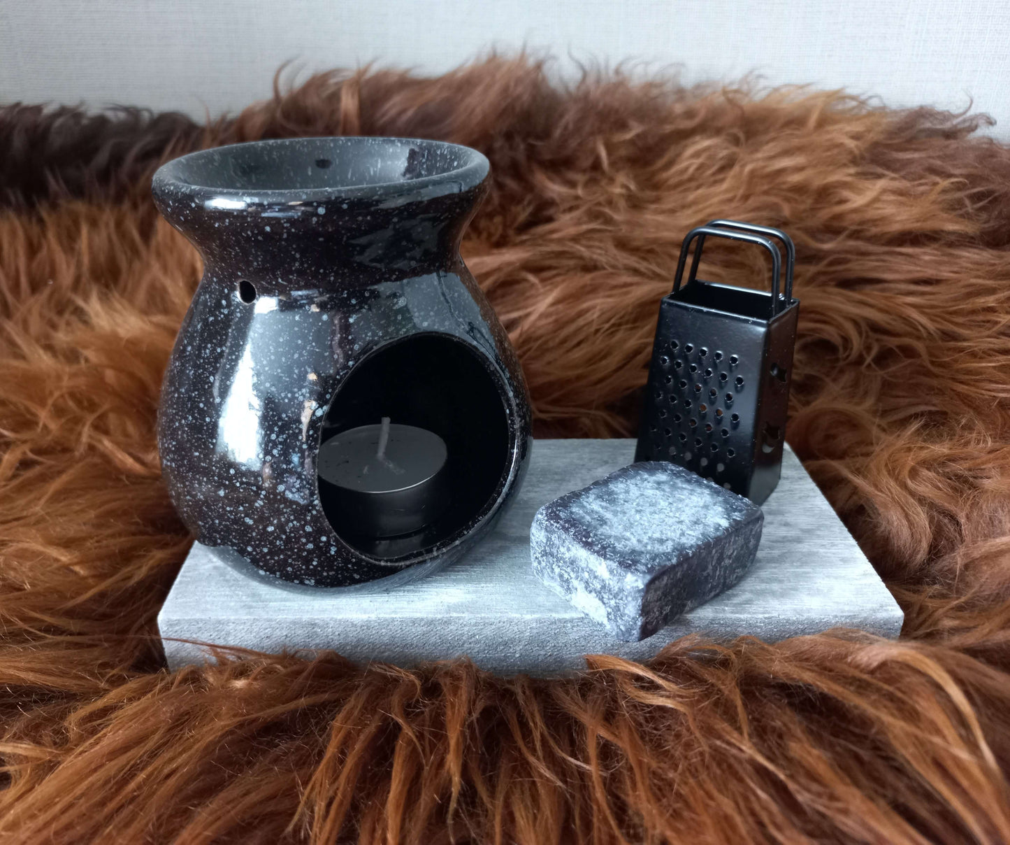 Giftset groot Amberblokje Musk