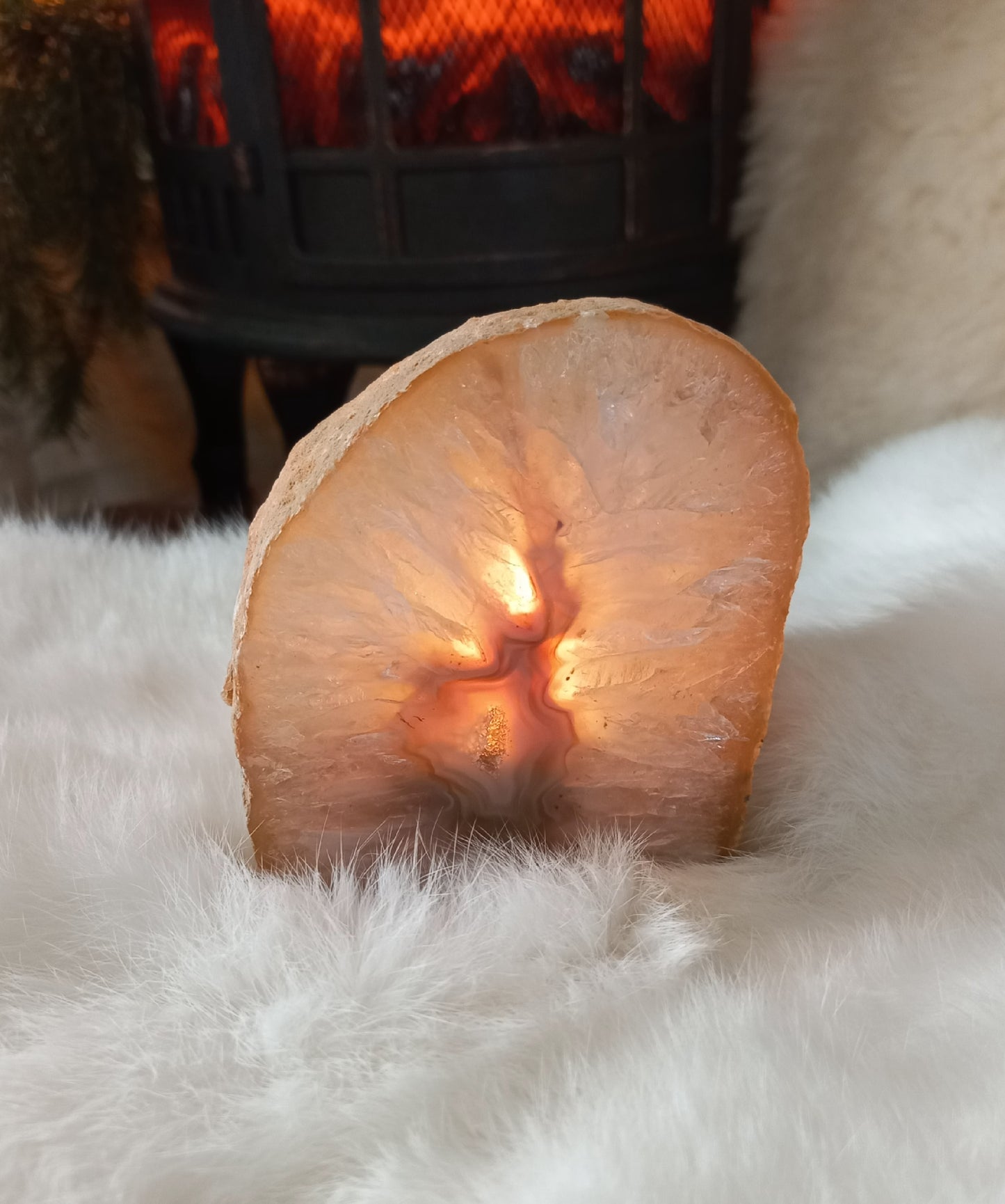 Agaat waxinelichtjes