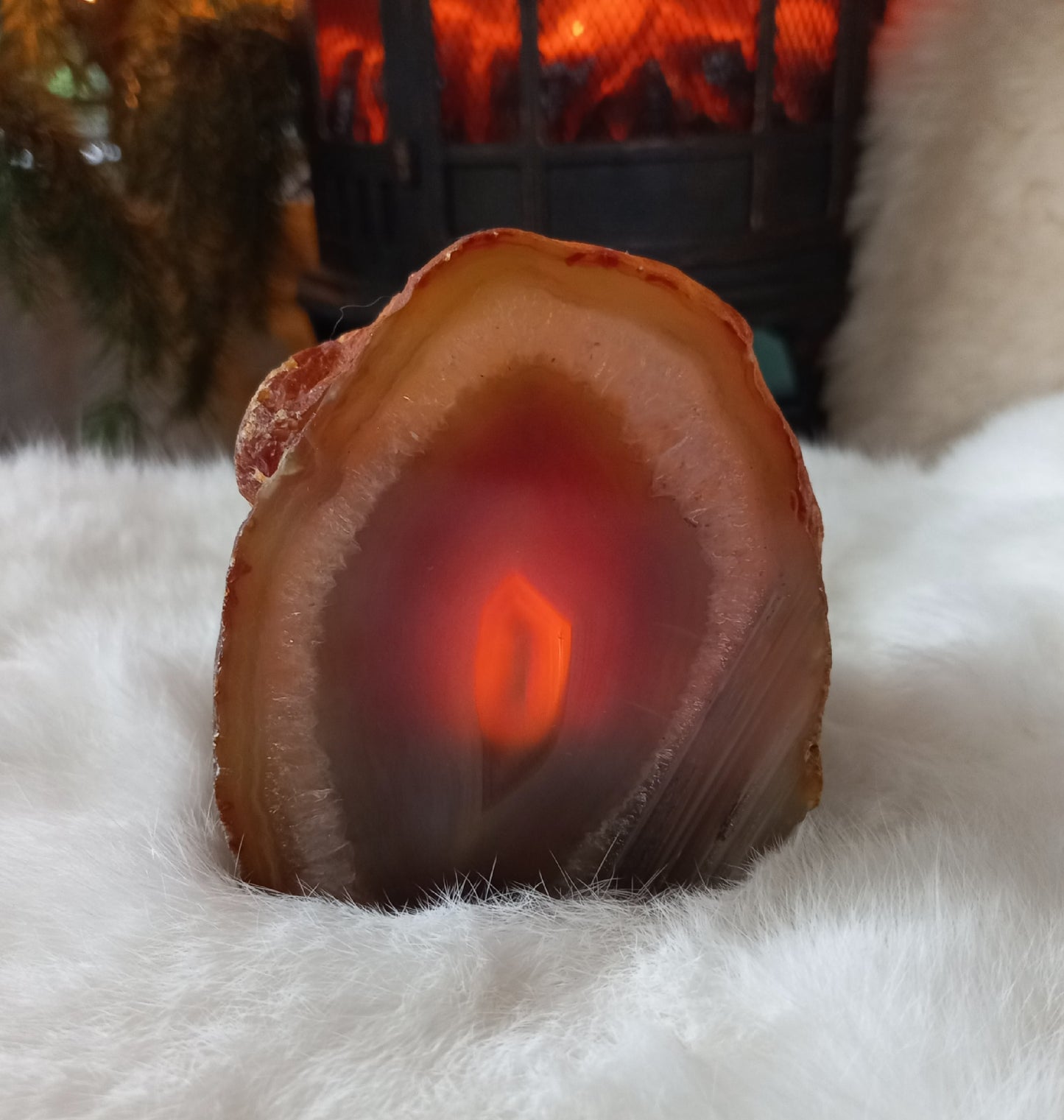 Agaat waxinelichtjes
