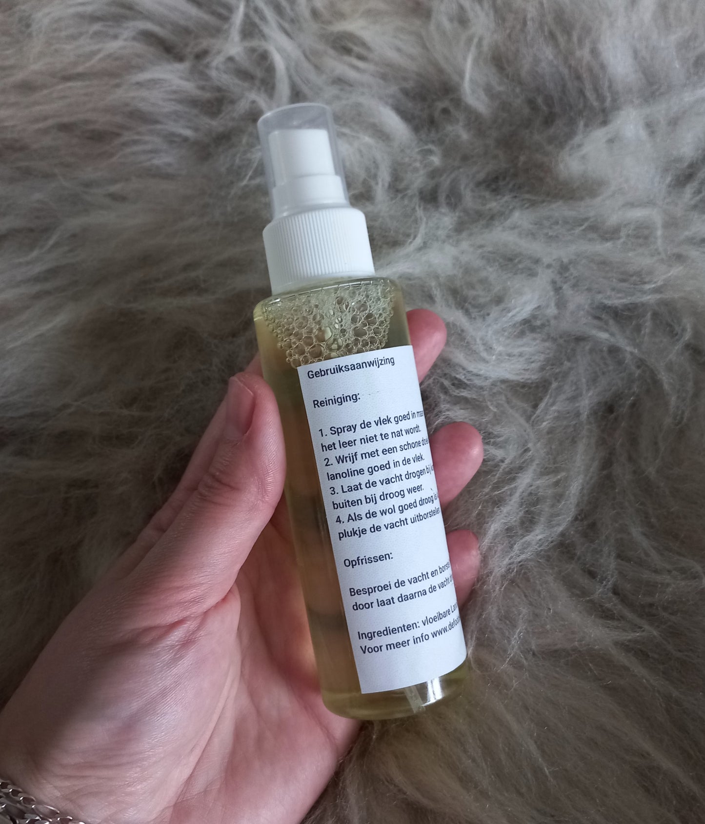 Schapenvacht verzorgingsspray lanoline spray