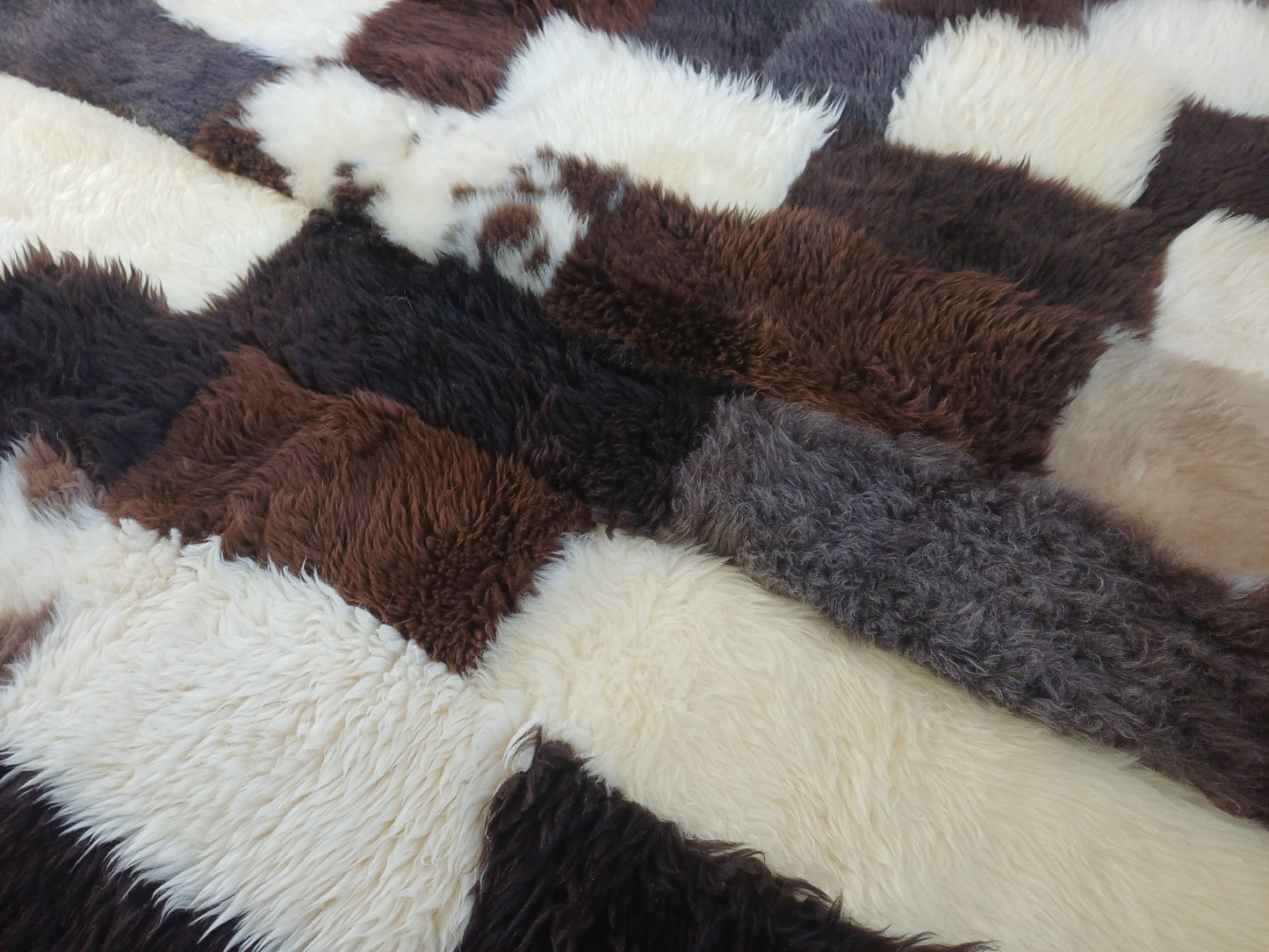 Patchwork kleed Groot