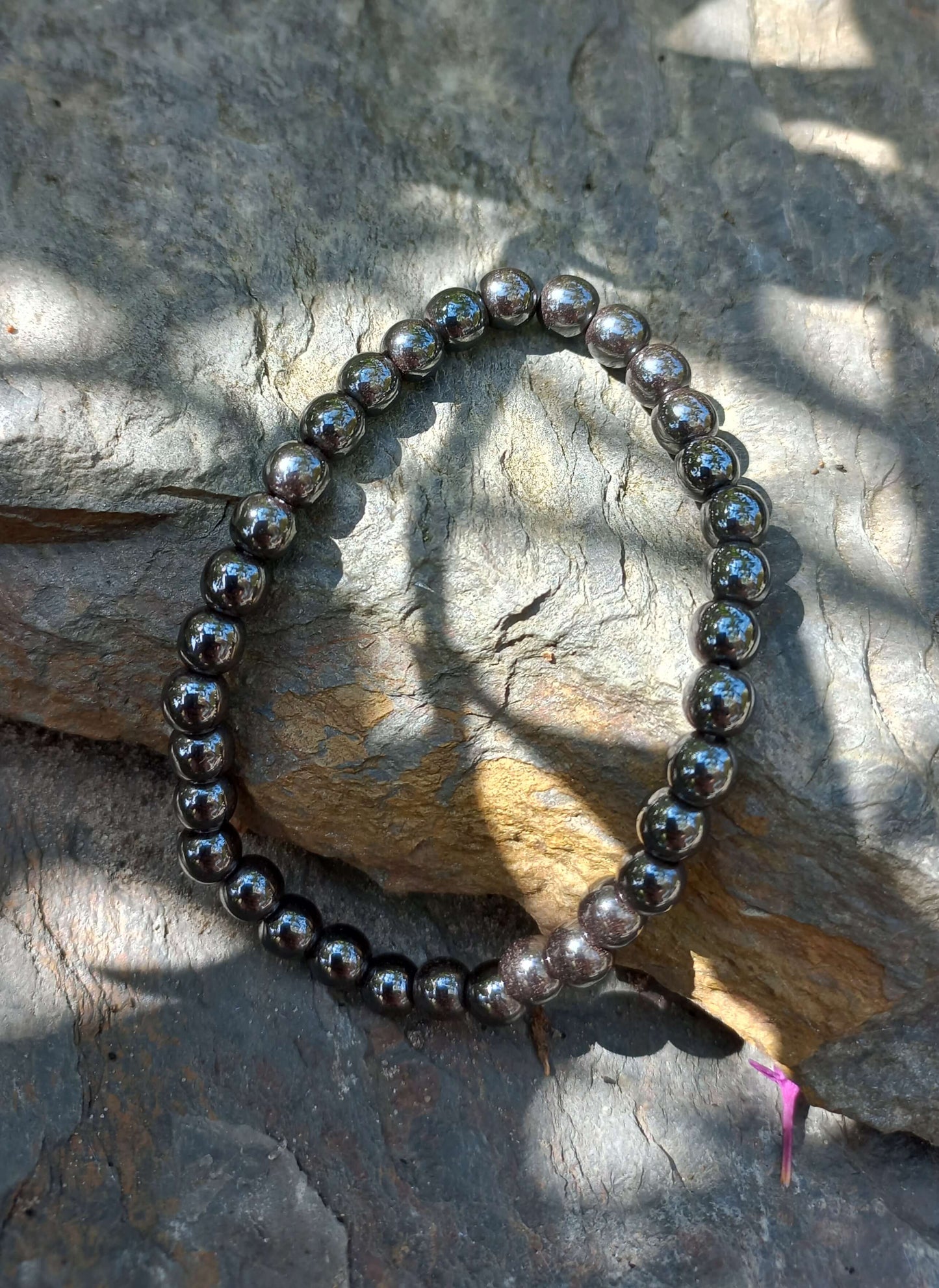 Hematiet kralen armband