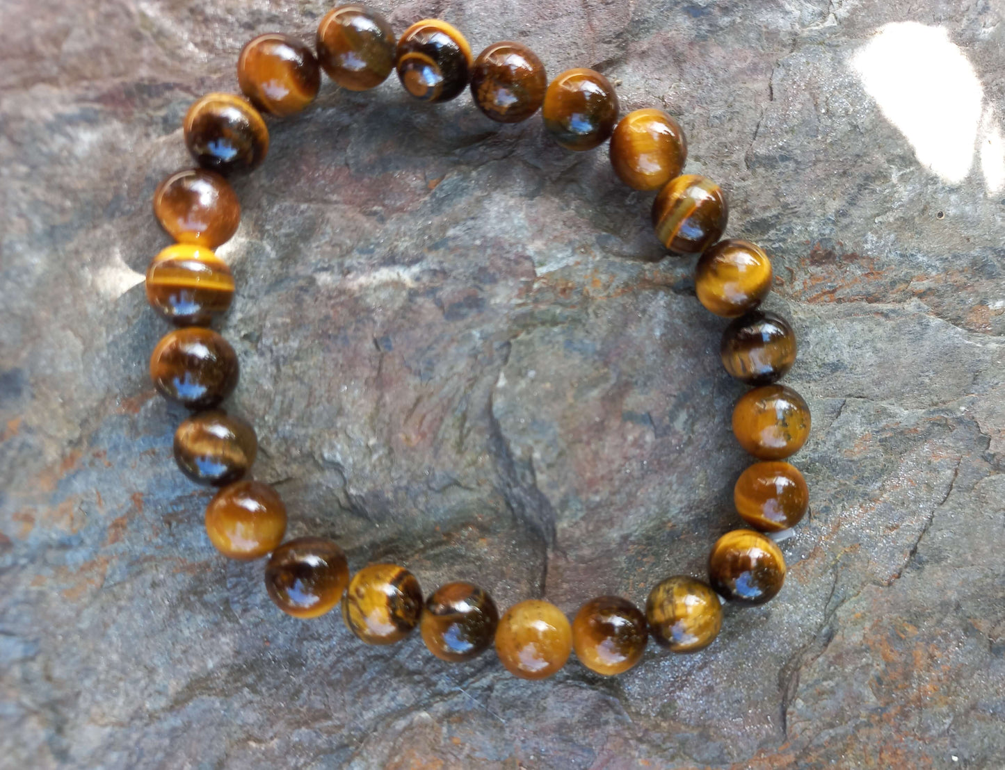 Tijgeroog kralen armband