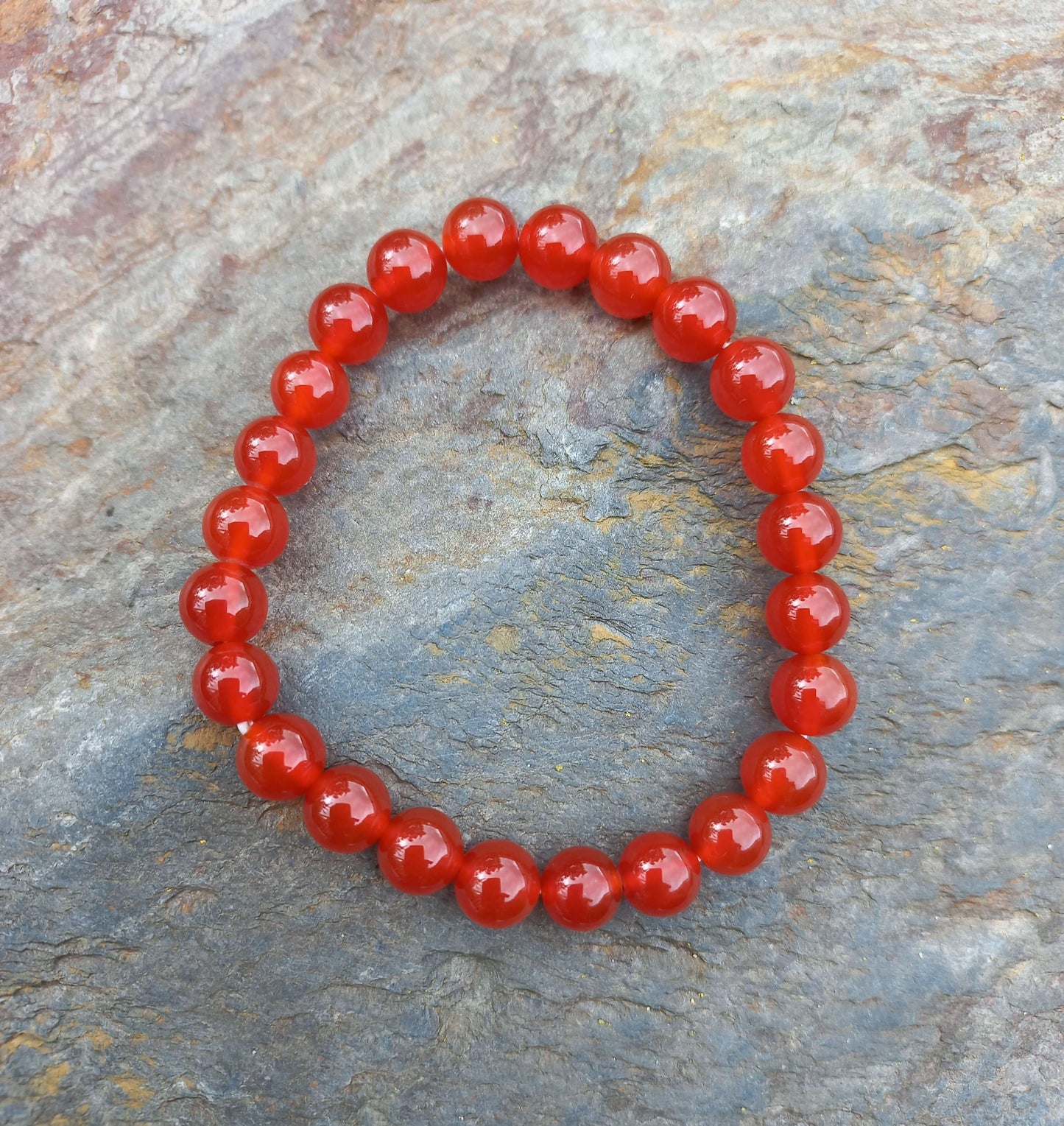 Rode agaat armband