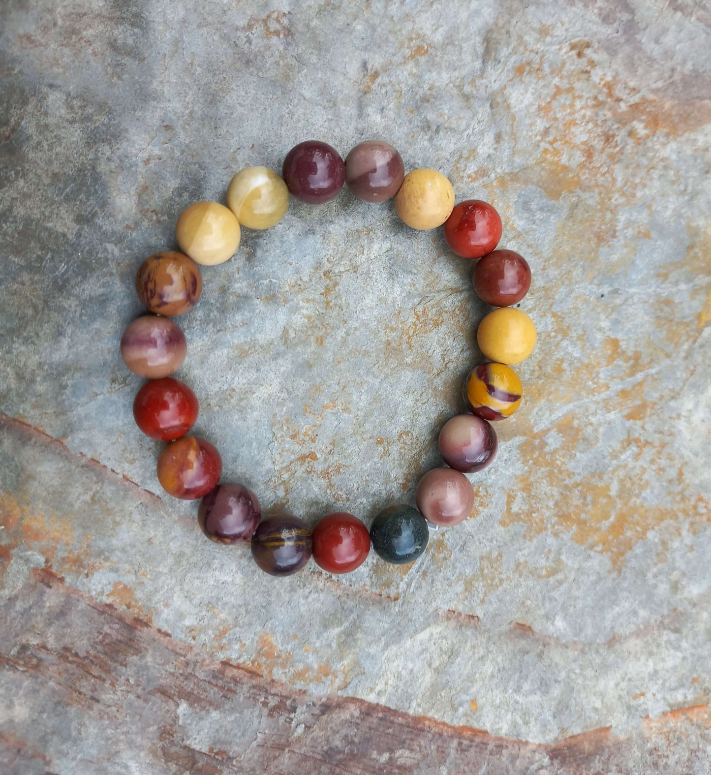 Mookaiet jaspis armband