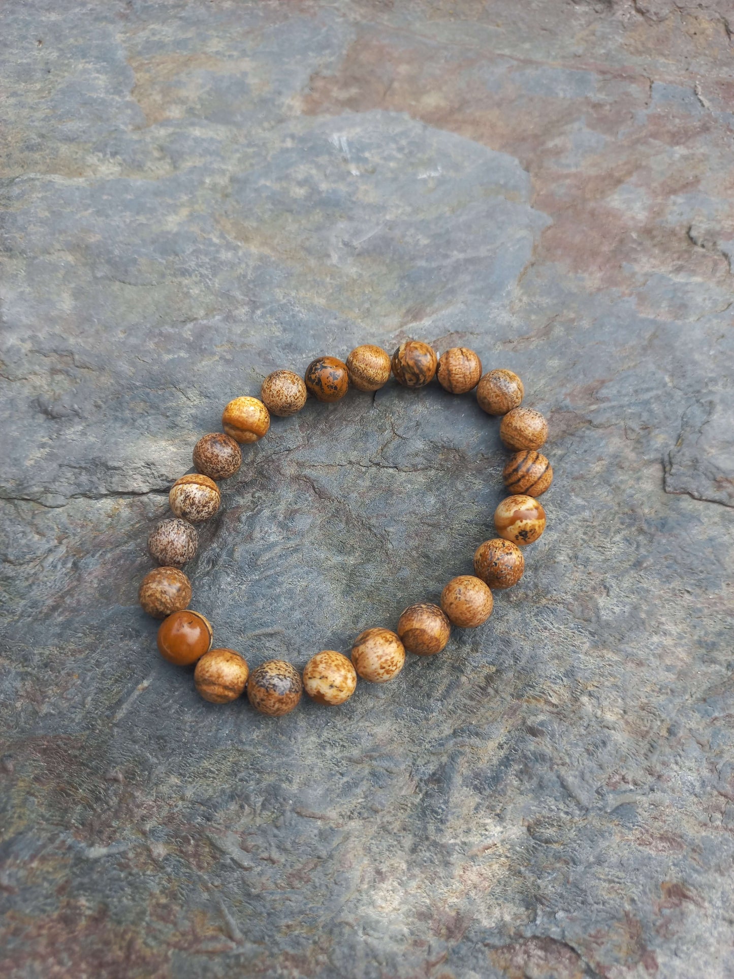 Landschaps jaspis armband