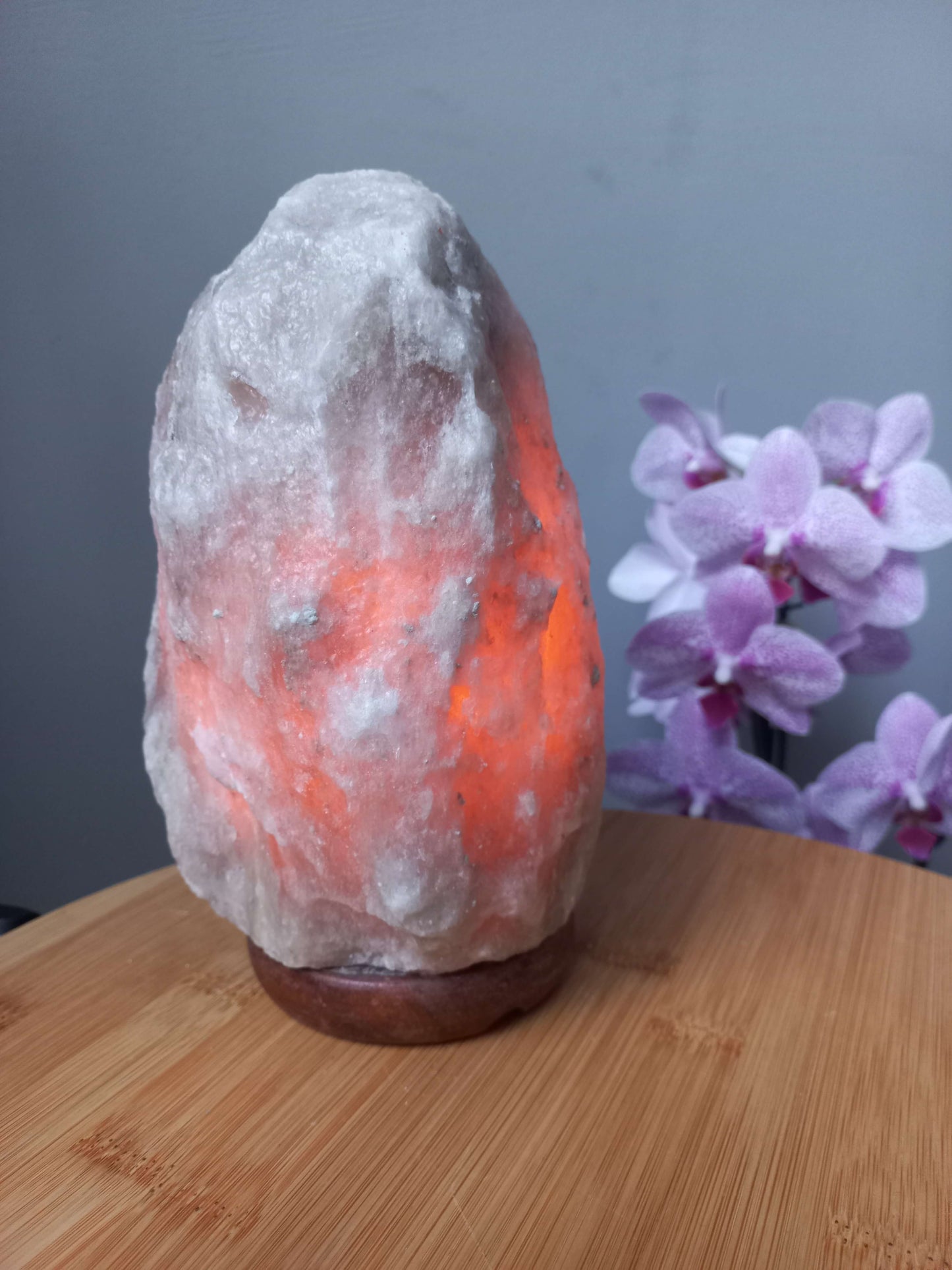 Himalaya zoutlamp grijs 2-3kg