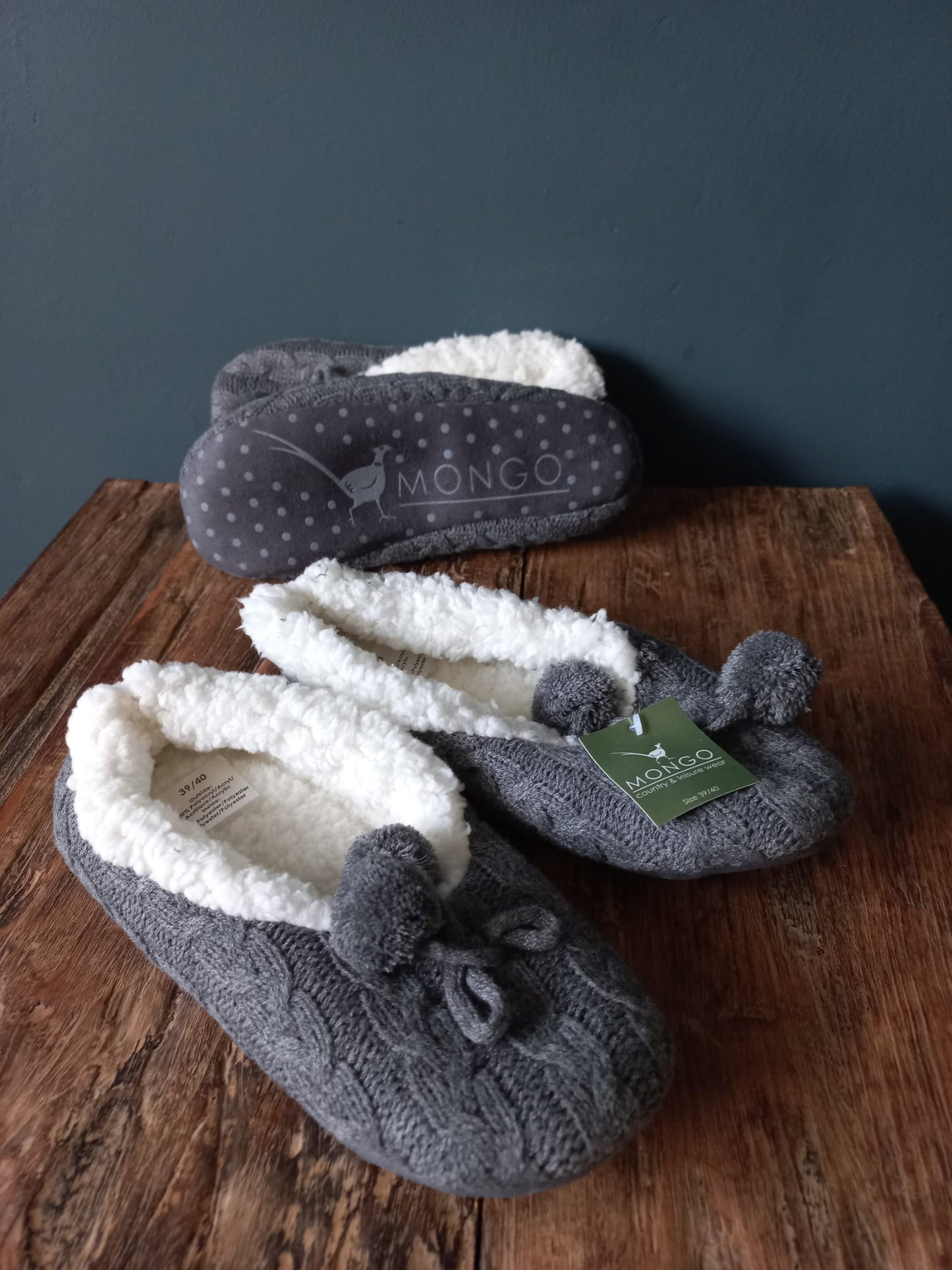 Mongo Ballerina Slof Grey 39/40