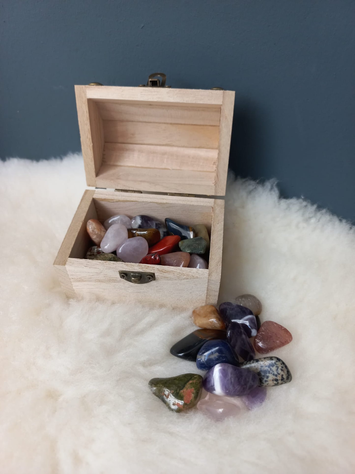 Schatkistje met maat XS edelstenen