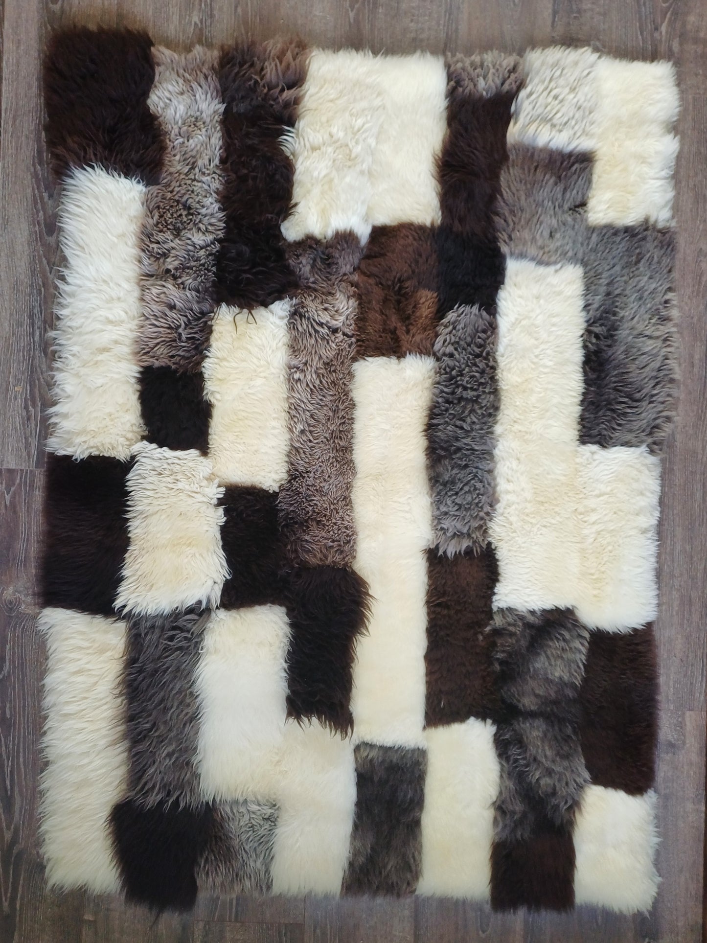 Patchwork kleed Groot