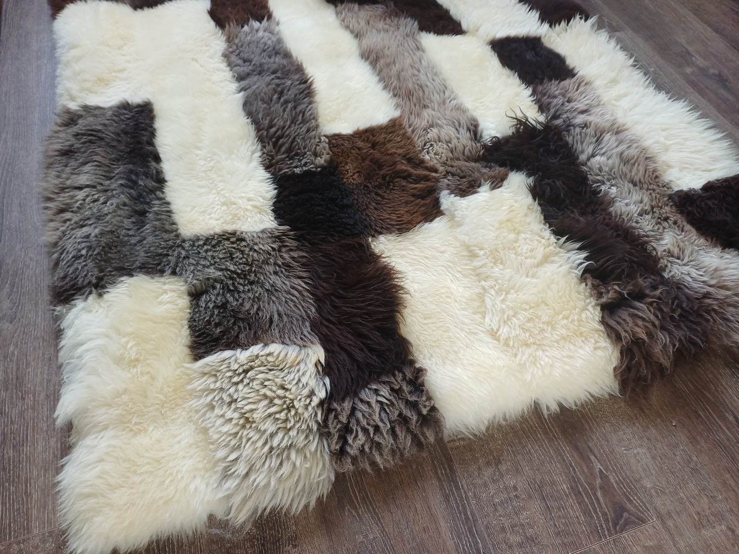 Patchwork kleed Groot