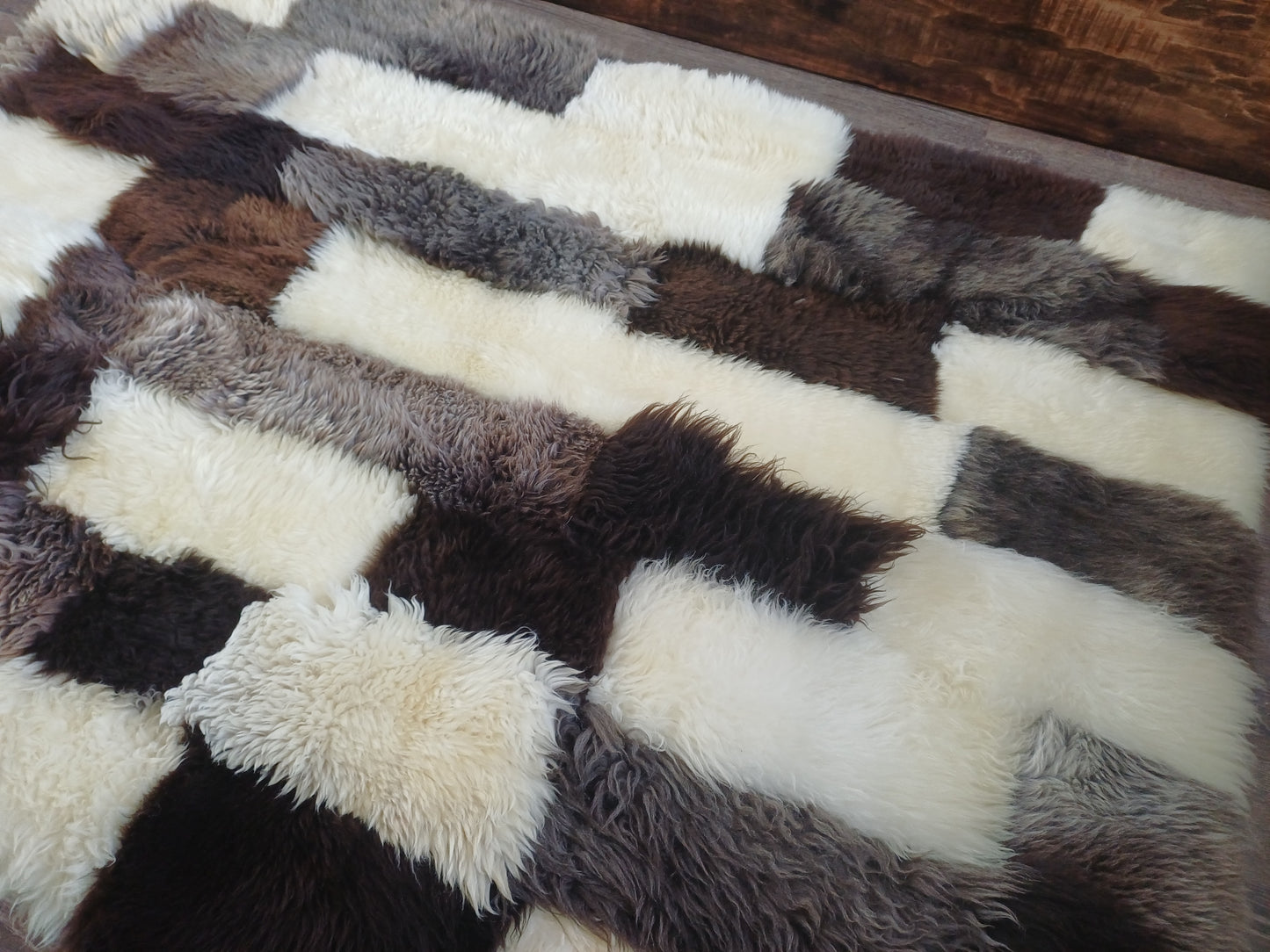 Patchwork kleed Groot