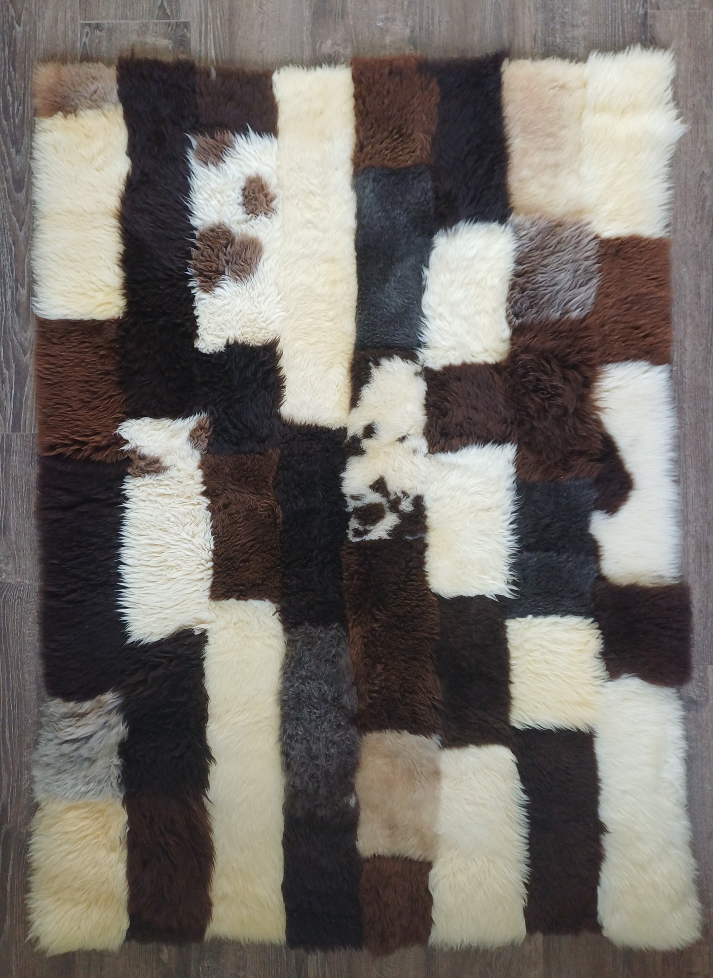 Patchwork kleed Groot