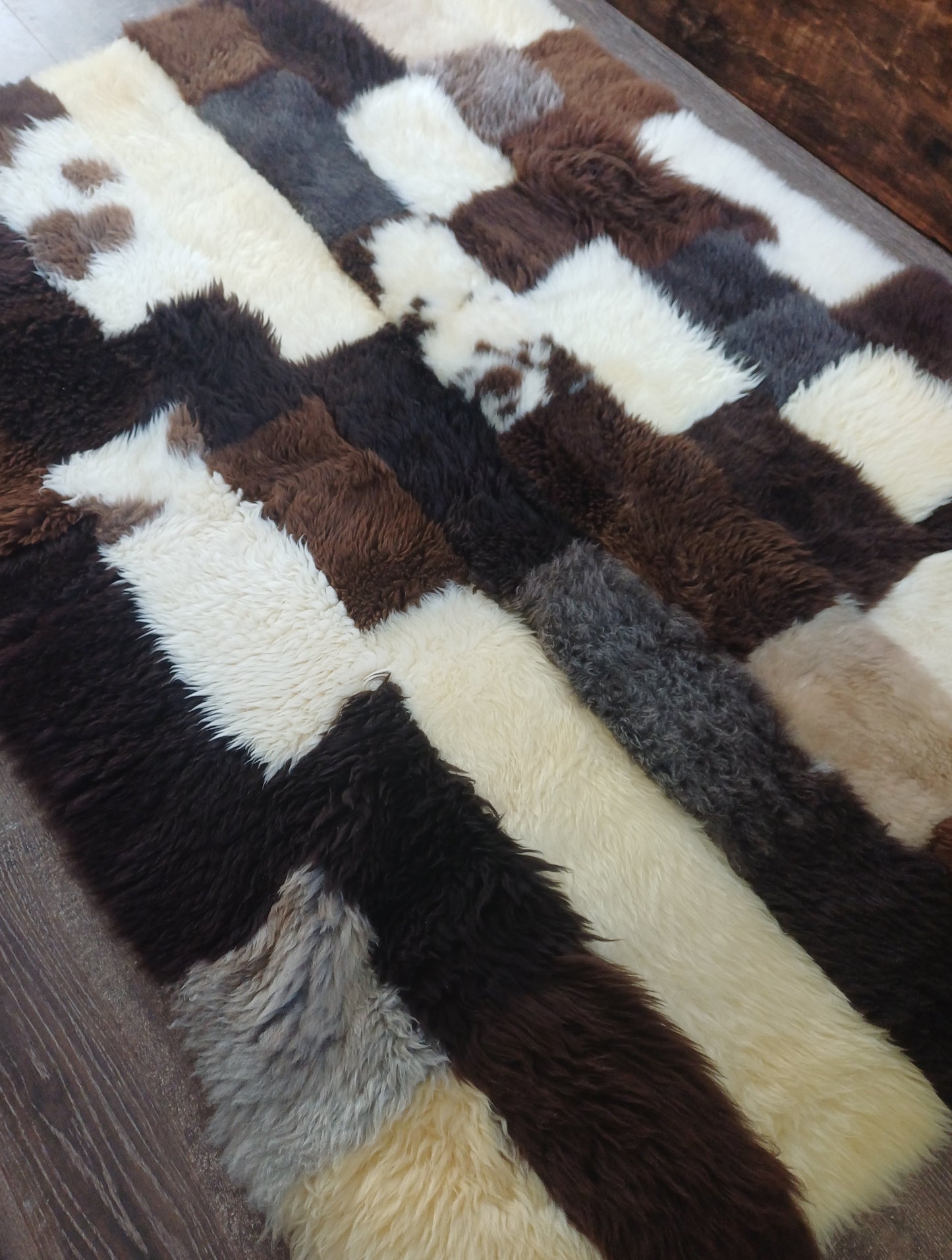 Patchwork kleed Groot