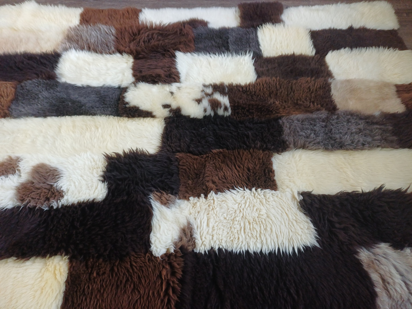 Patchwork kleed Groot