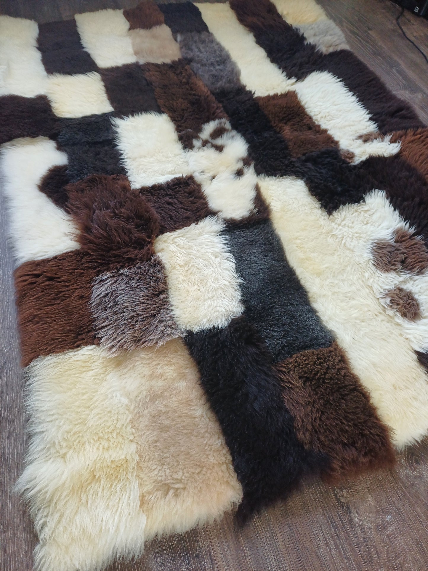 Patchwork kleed Groot