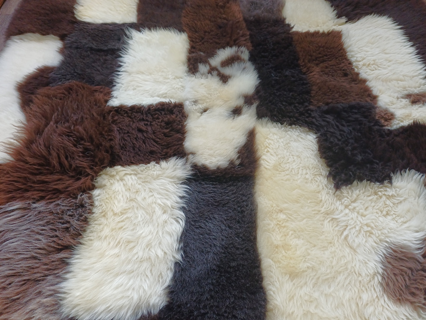 Patchwork kleed Groot