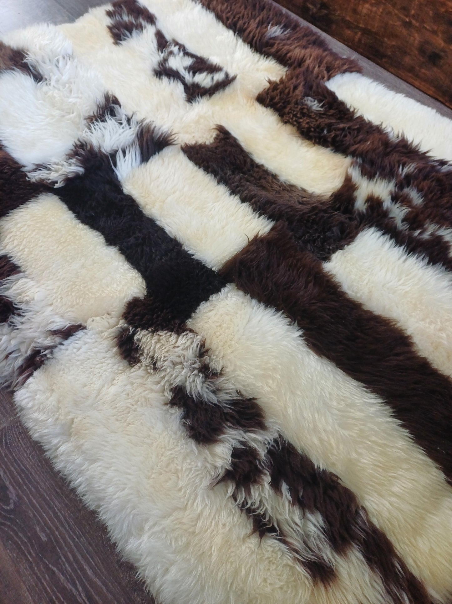 Patchwork kleed Groot