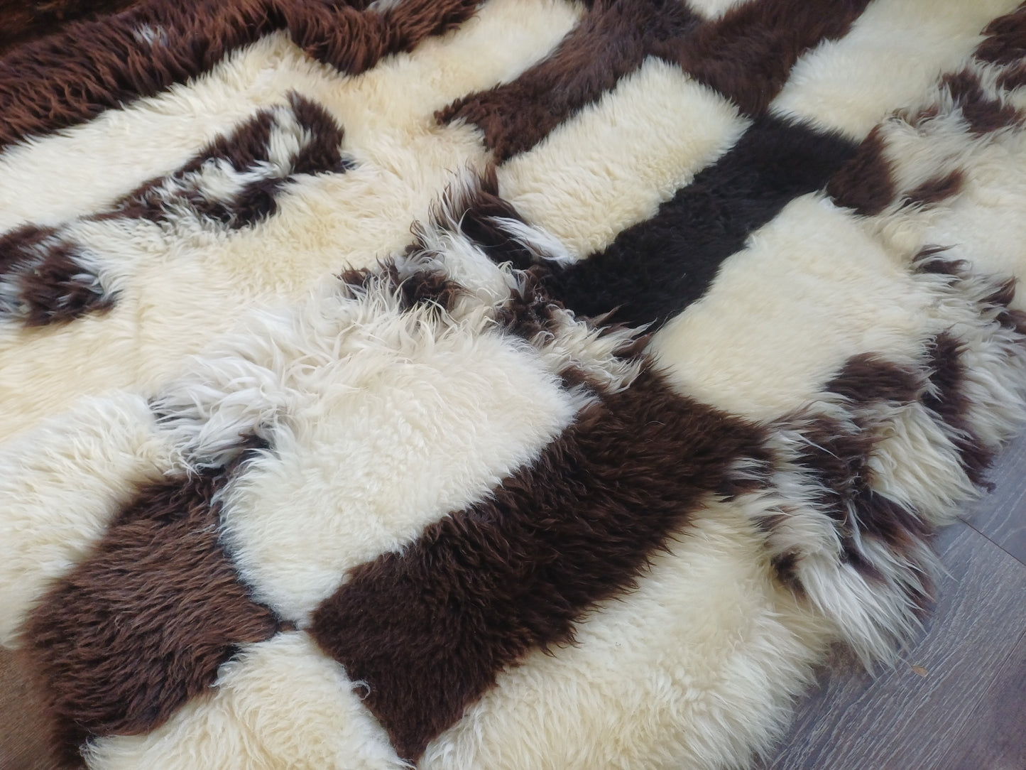 Patchwork kleed Groot