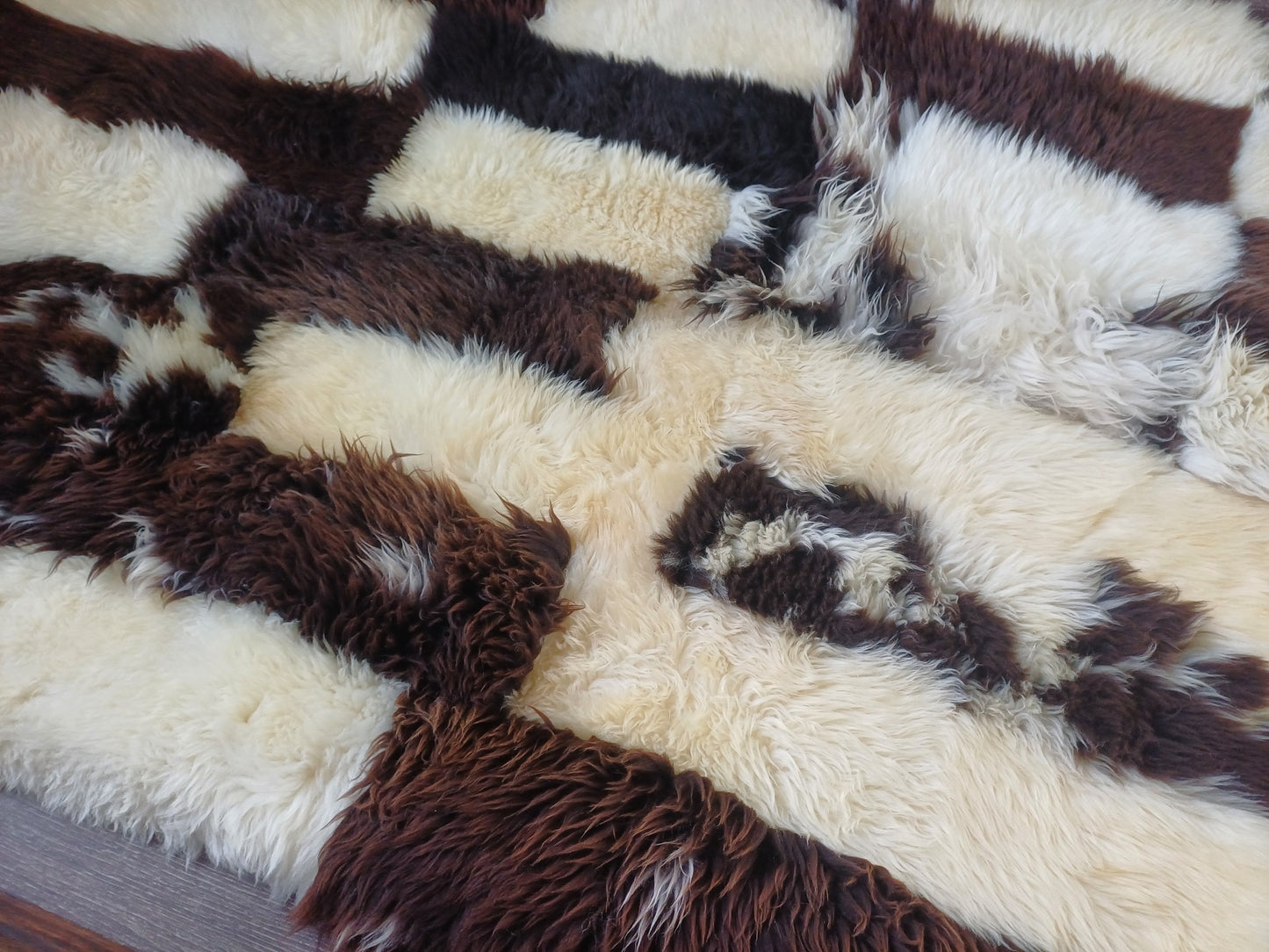 Patchwork kleed Groot