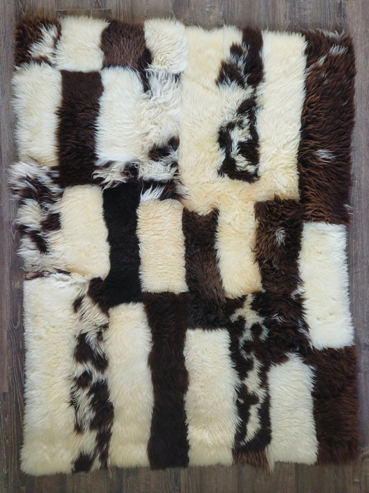 Patchwork kleed Groot