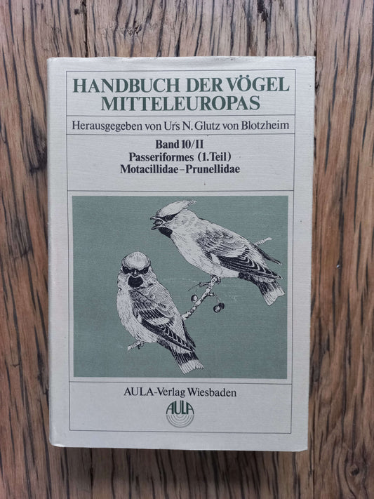 Handbuch der Vögel Mitteleuropas Band 10/ll